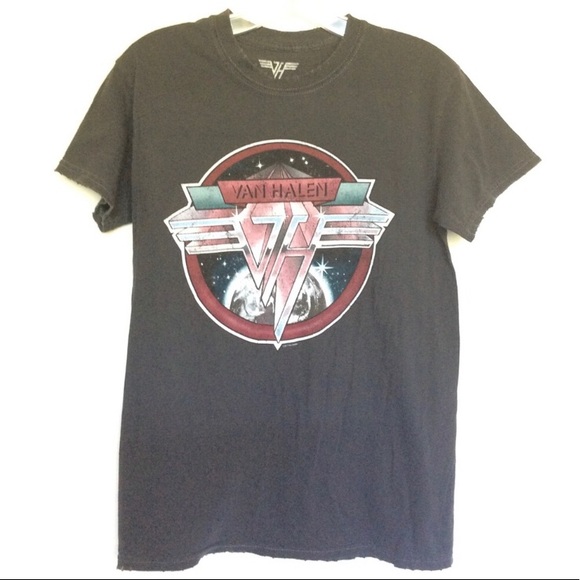 van halen distressed tee